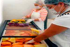 Produção de polpa de frutas